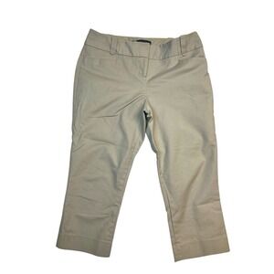 The Limited Cassidy Fit Dress Capri Pants Women's Size 8 Khaki